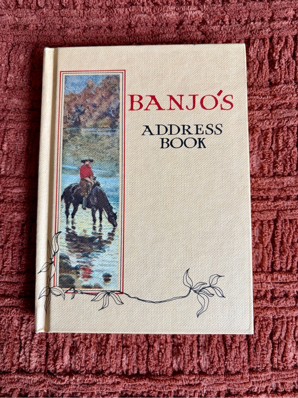 Vintage, 1983, Banjo’s, Address Book, Unused, A.B. Paterson, Horse Cover - RARE